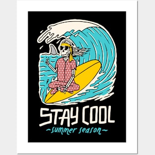 stay cool Posters and Art